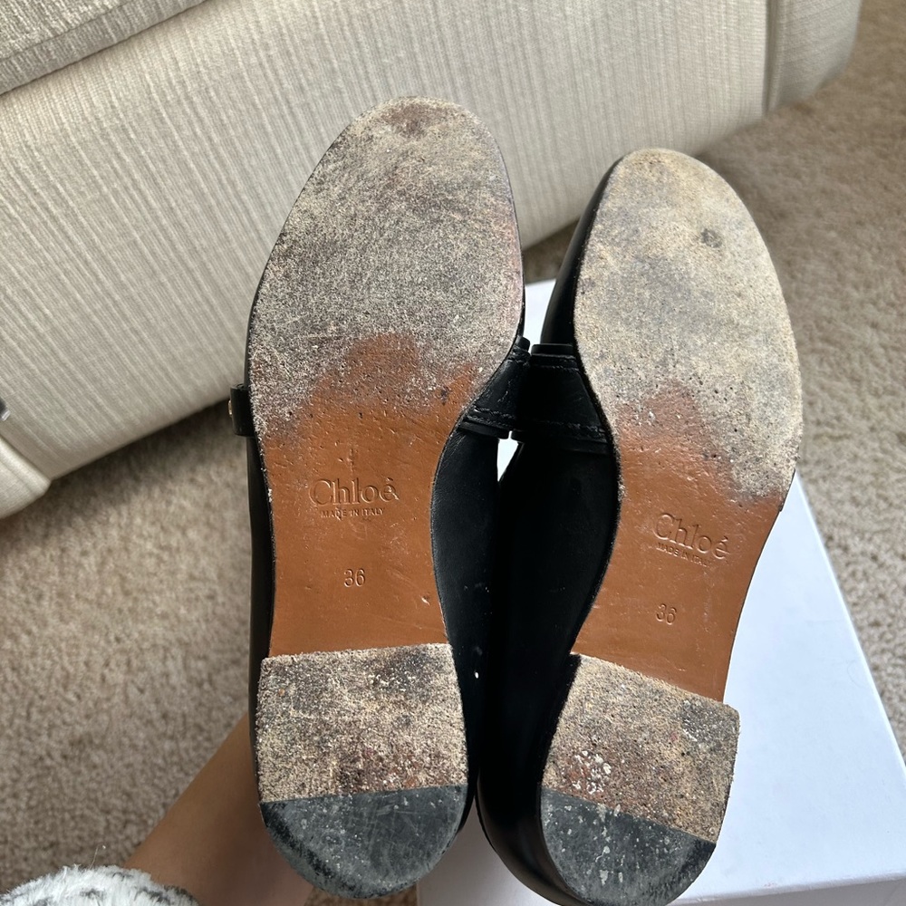 Chloe Black Flat - image 8